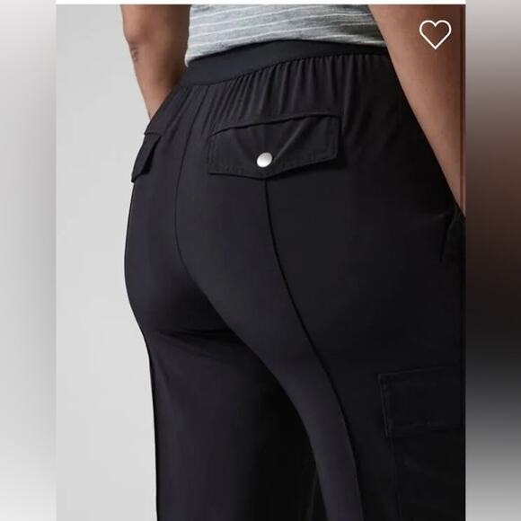 Athleta Vienna cargo pants black 12 tall - Picture 3 of 12